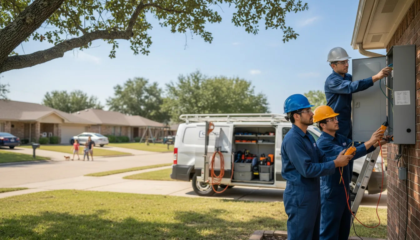 Certified electrician providing emergency electrical services in Winfield, AL